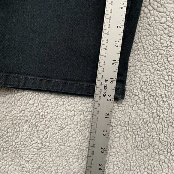 Style and Co Jeans Capris Womens 16 Denim Tummy Control Black Pockets Casual - Picture 4 of 9